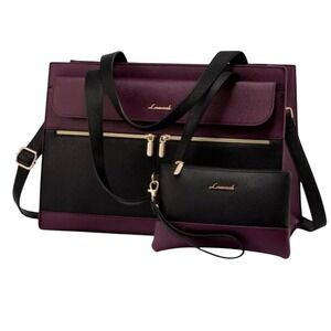 LOVEVOOK Laptop Tote Bag Womens professional Work Bag 15.6 Organizer  NWT